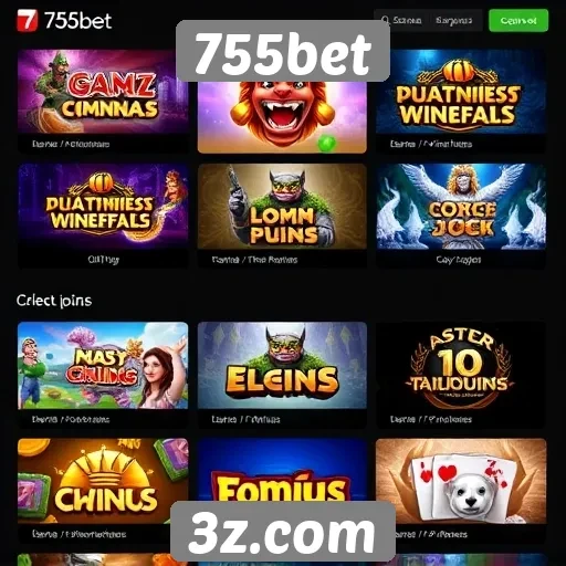 Jogos mais populares disponíveis na plataforma 755bet
